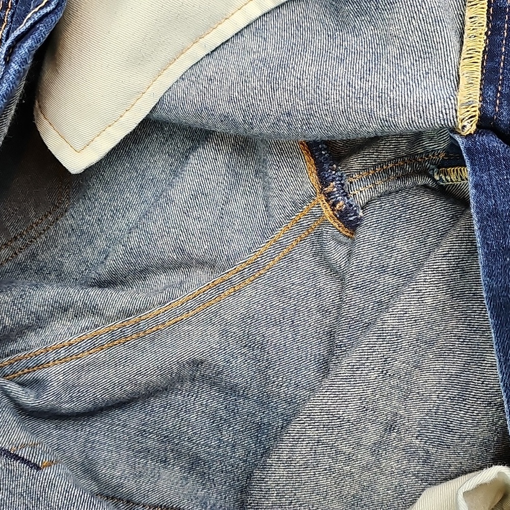 MEN'S LEVI'S 504 REGULAR STRAIGHT FIT DENIM BLUE JEANS - Picture 8 of 15